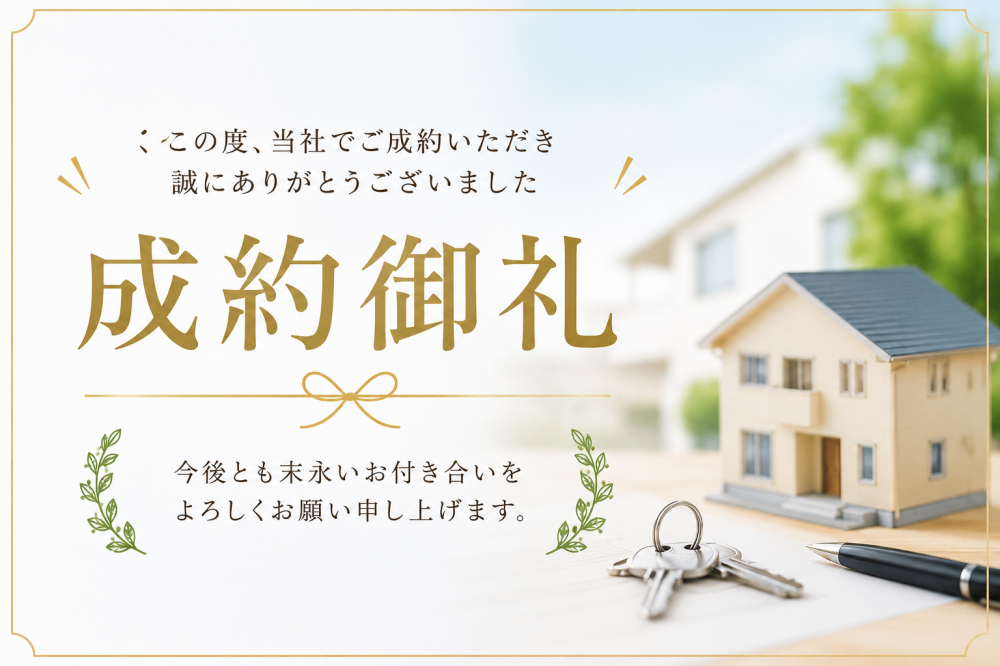 成約御礼